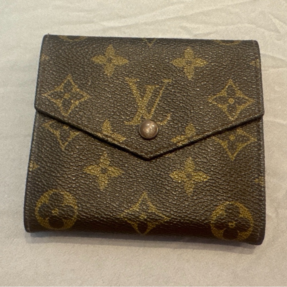 Louis Vuitton Brown and Gold Monogram Wallet